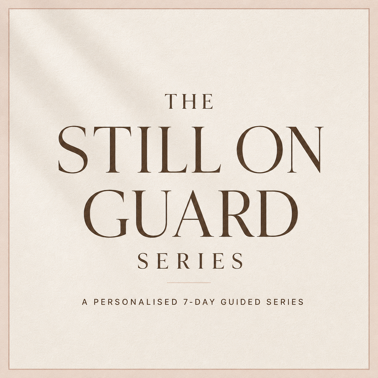 The Still On Guard Series digital reset cover by Talk2Tessa for people who function well but never fully switch off.