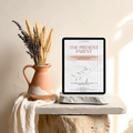 Cover image for the 6-Day Parenting Program 'The Present Parent' by Tessa, MSc, psychologist, focused on ACT and self-compassion to support mindful parenting and emotional presence in a personal growth workbook design.