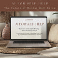 Scrolling video showing inside pages of the eBook AI for Self-Help – The Book That Talks Back, minimalist design in beige tones, psychologist-guided self-help blending ACT, self-compassion, and AI guidance.